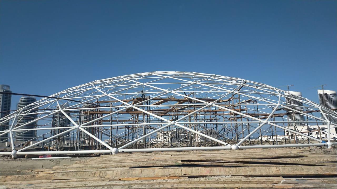 الخدمات الإنشائية والهندسية لأنظمة الهياكل الفراغية (Space Frame / Space Truss)